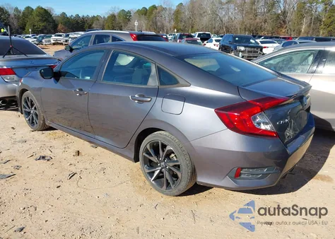 2020 Honda Civic Sport из США, поврежденный, VIN 2HGFC2F8XLH509749